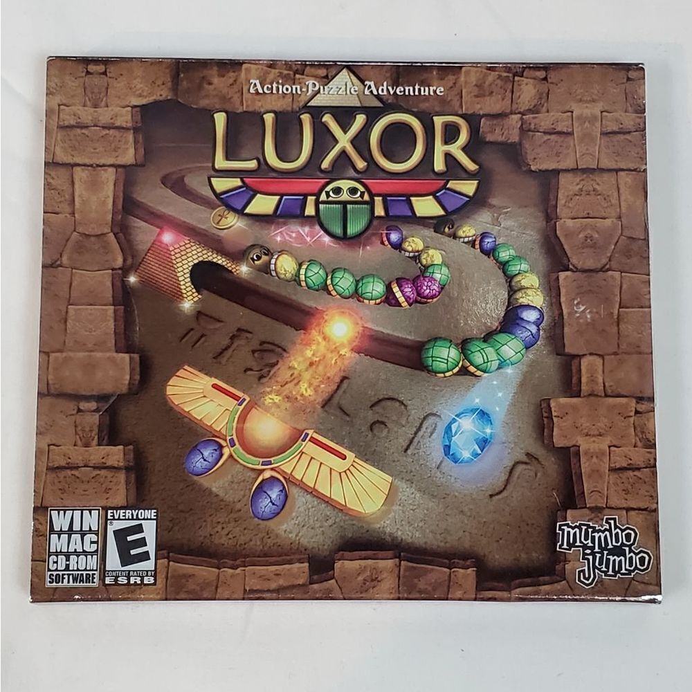 Luxor Game PC CD-ROM Sleeve
